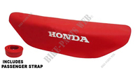 Housse de selle rouge Honda Dominator NX650
